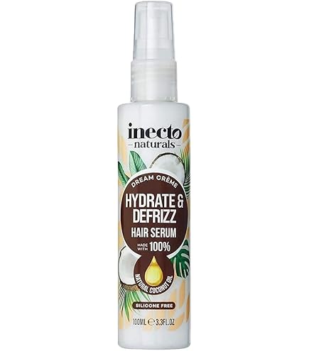 Inecto Naturals Hydrate Defrizz Dream Crème Coconut Oil Hair Serum